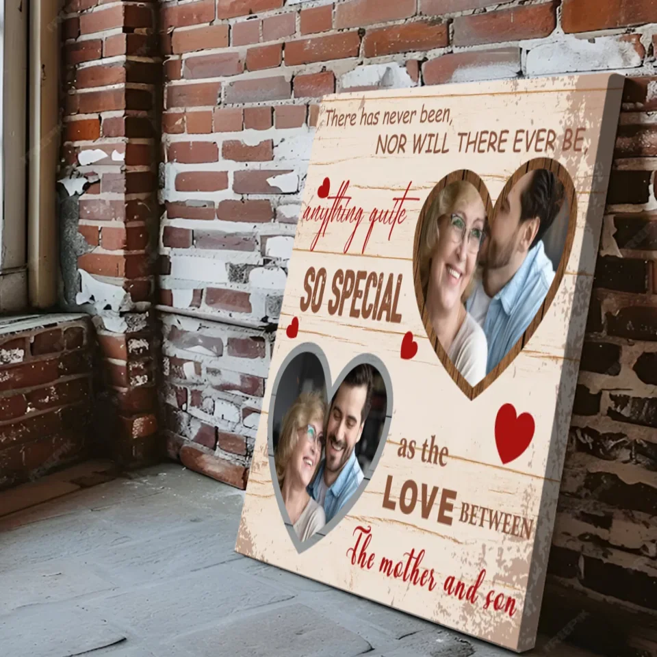 Custom Canvas About Mom: The Eternal Love of Mother and Son
