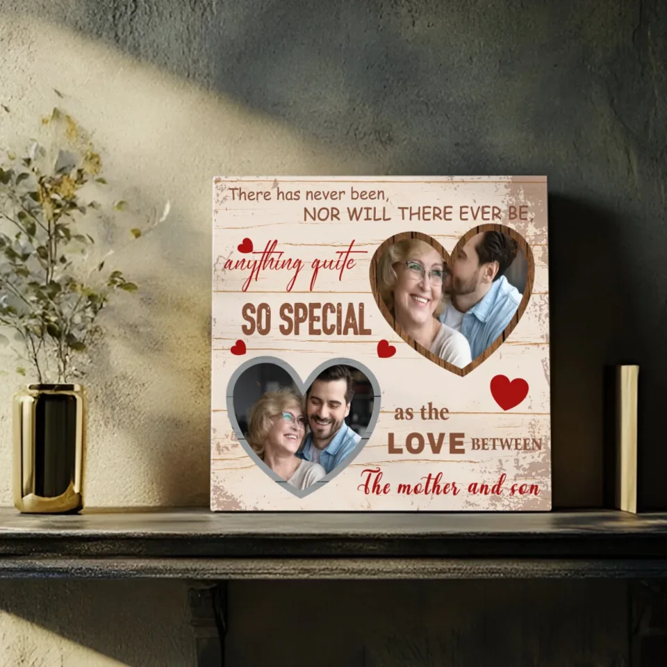 Custom Canvas About Mom: The Eternal Love of Mother and Son
