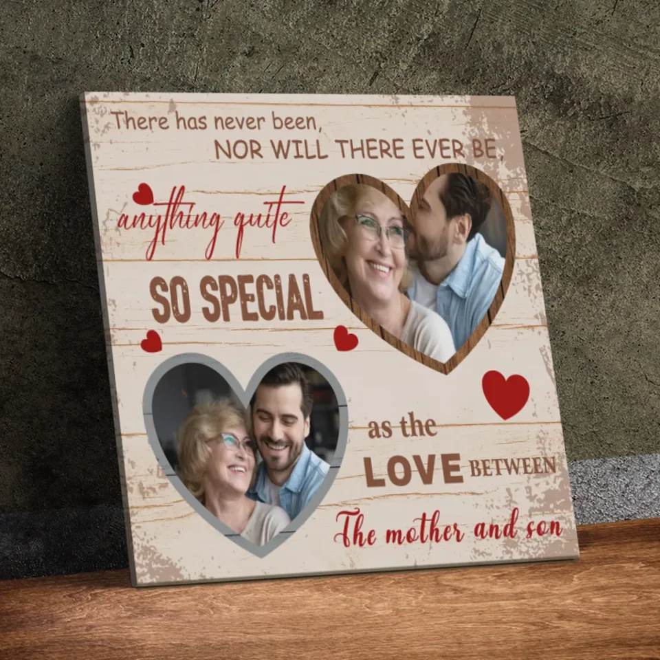 Custom Canvas About Mom: The Eternal Love of Mother and Son