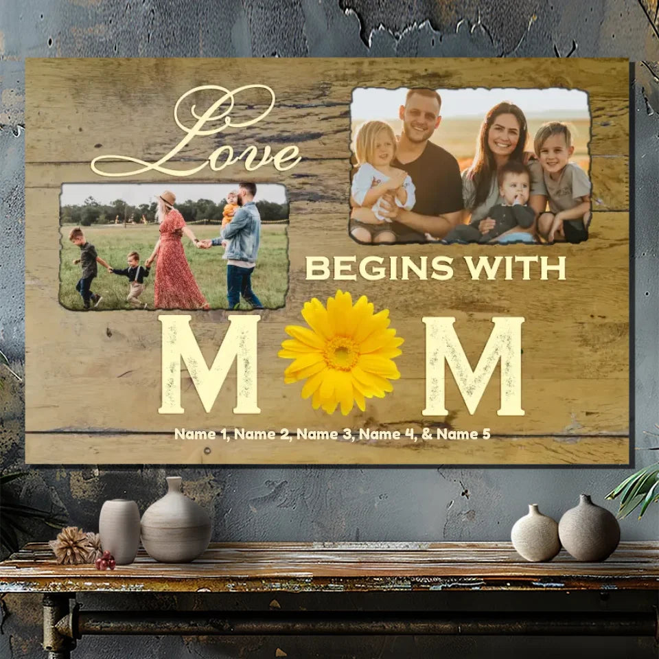 Personalized Canvas for Mom - Keep Mom's Smile Forever | 89Prints