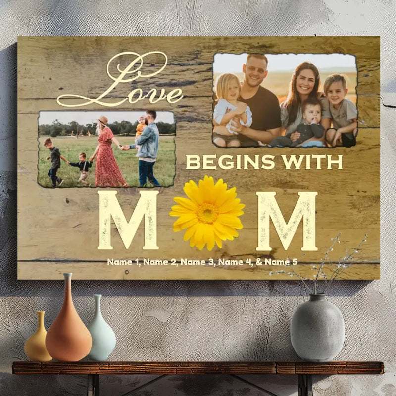 Personalized Canvas for Mom - Keep Mom's Smile Forever | 89Prints