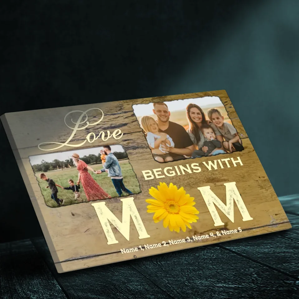 Personalized Canvas for Mom - Keep Mom's Smile Forever | 89Prints