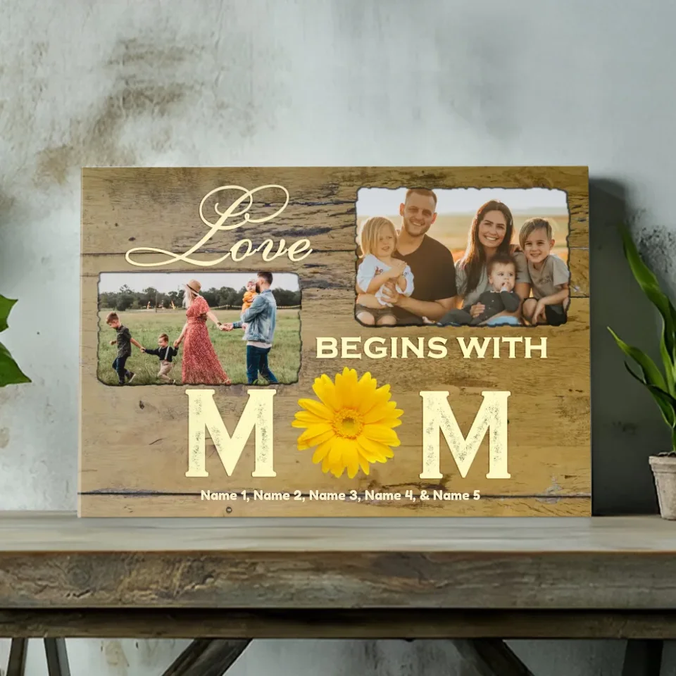 Personalized Canvas for Mom - Keep Mom's Smile Forever | 89Prints