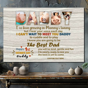Celebrate Dad's First Father's Day: Custom Canvas 1 | 89Prints