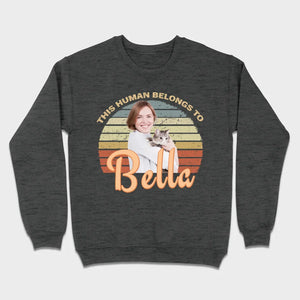 This Human Belongs to Your Dog Name Custom Dog T-Shirts by 89Prints