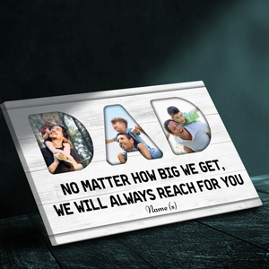Customizable Canvas Art At 89Prints - Always Reaching for Dad