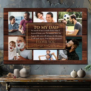 Personalized Father’s Day Canvas – A Tribute to Dad’s Greatest Influence