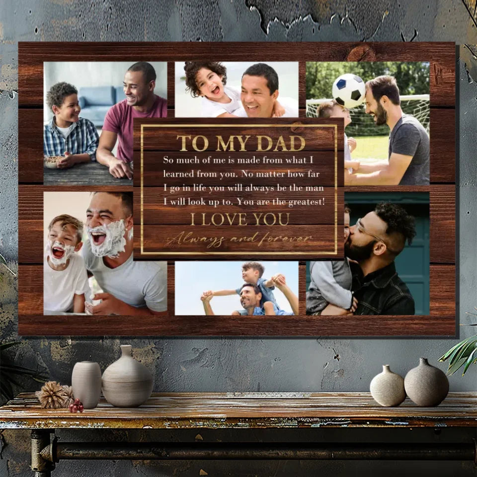Personalized Father’s Day Canvas – A Tribute to Dad’s Greatest Influence