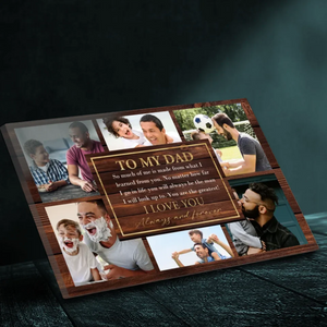 Personalized Father’s Day Canvas – A Tribute to Dad’s Greatest Influence