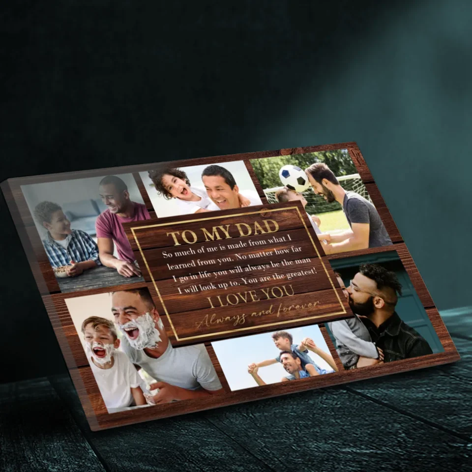 Personalized Father’s Day Canvas – A Tribute to Dad’s Greatest Influence