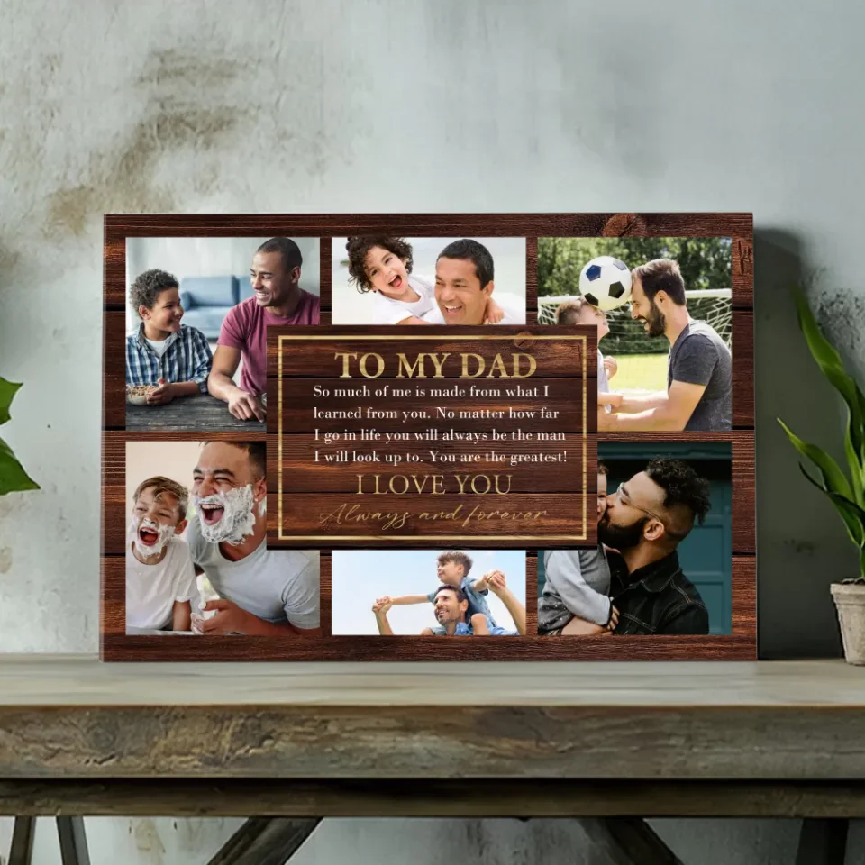 Personalized Father’s Day Canvas – A Tribute to Dad’s Greatest Influence