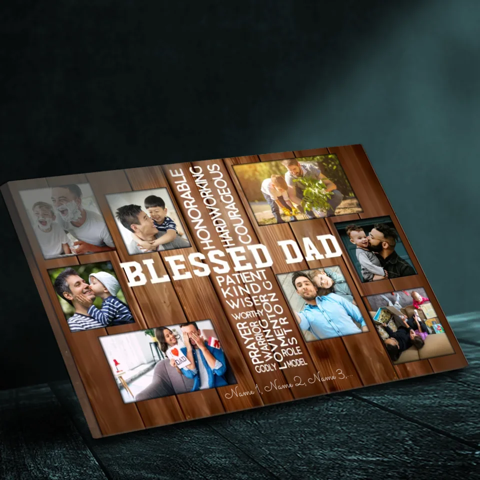 Customizable Canvas for Dad: A Tribute to an Honorable Father | 89Prints