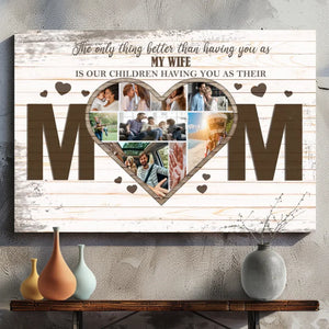 Custom Mom Canvas – Personalized Family Wall Art for Wife & Mother | 89Prints