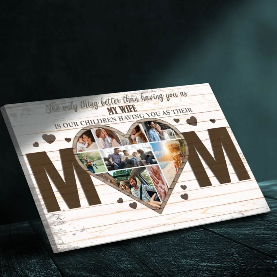 Custom Mom Canvas – Personalized Family Wall Art for Wife & Mother | 89Prints