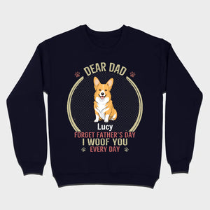 89Prints Custom Dog T-Shirt for Dog Dads – Personalized with Names and Icons