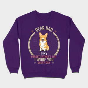 89Prints Custom Dog T-Shirt for Dog Dads – Personalized with Names and Icons