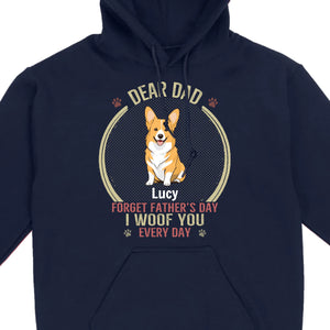 89Prints Custom Dog T-Shirt for Dog Dads – Personalized with Names and Icons