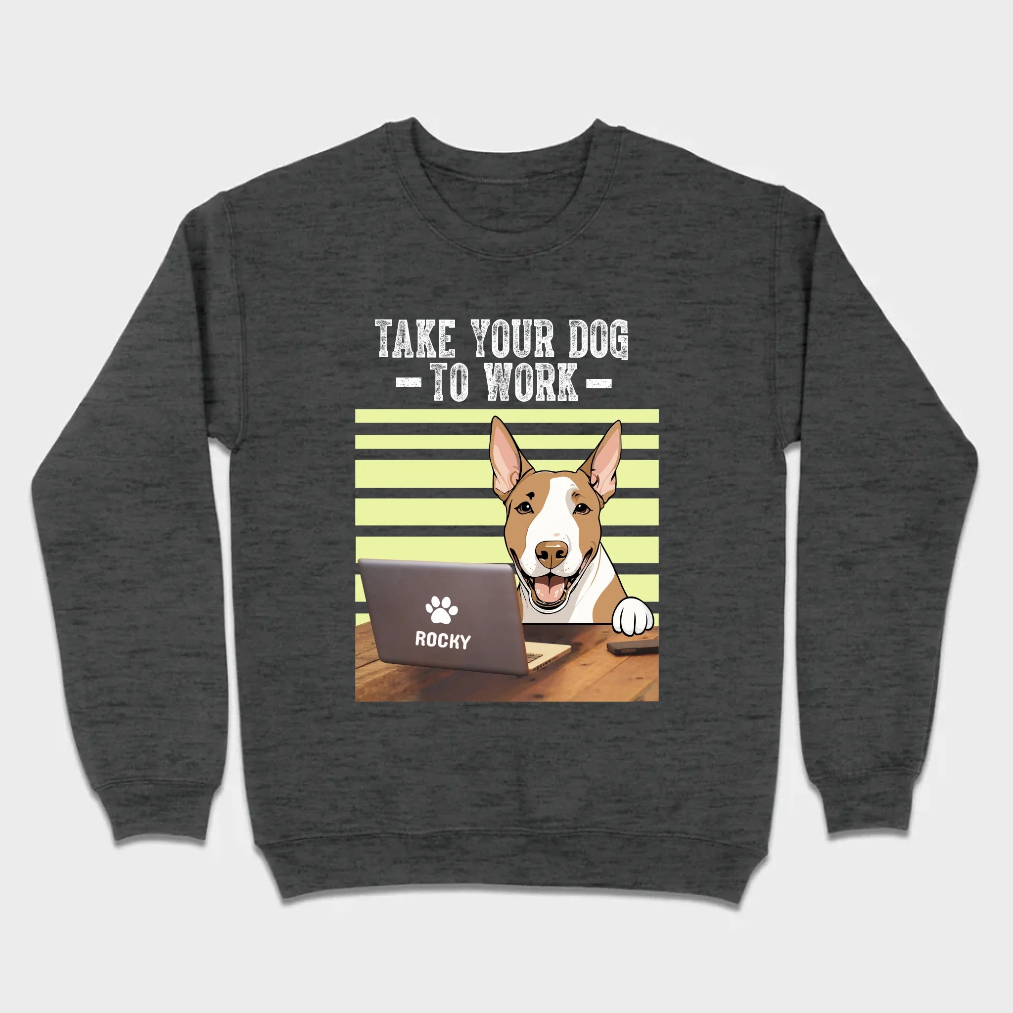89Prints Custom Dog T-Shirt – 'Take Your Dogs to Work' Personalized Design