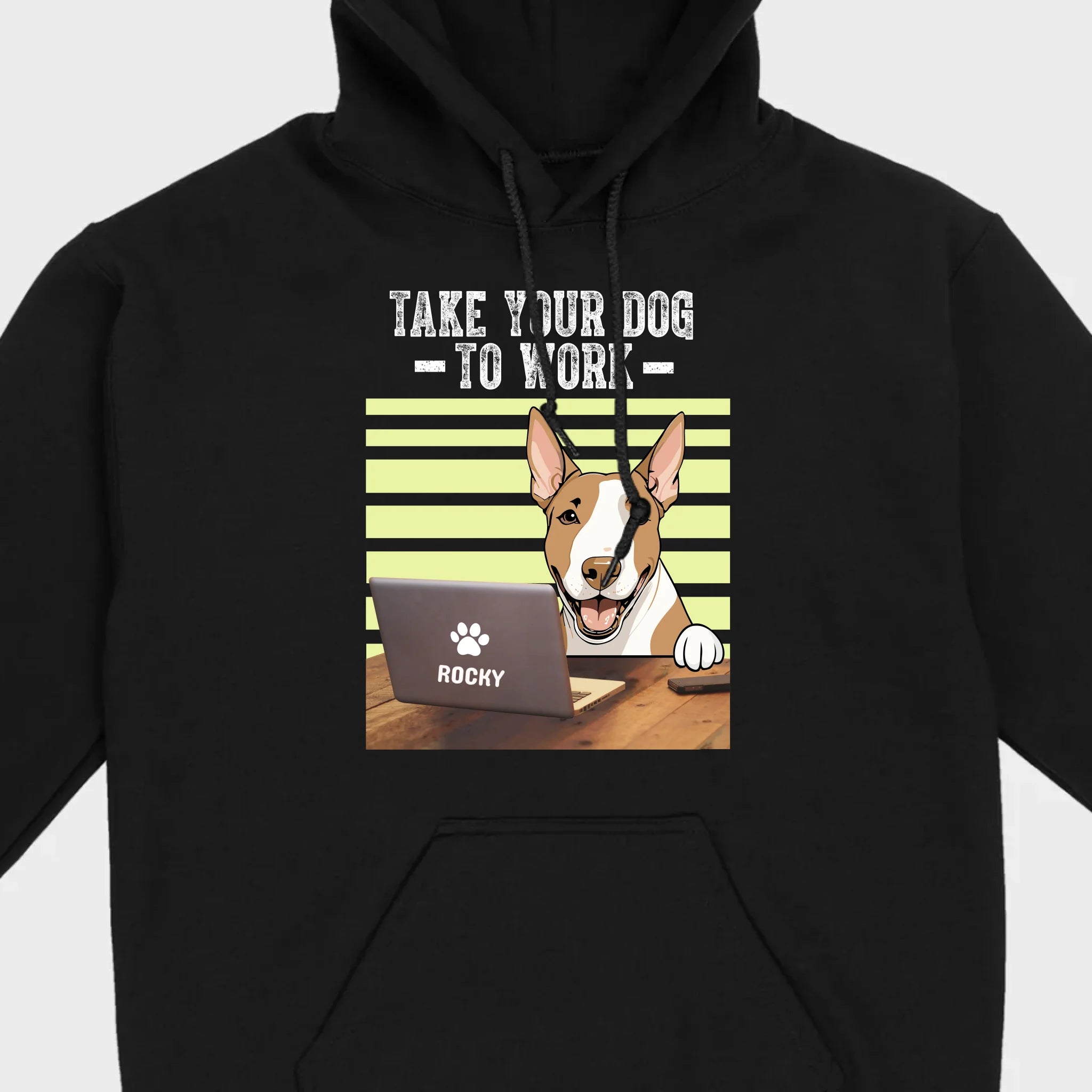 89Prints Custom Dog T-Shirt – 'Take Your Dogs to Work' Personalized Design