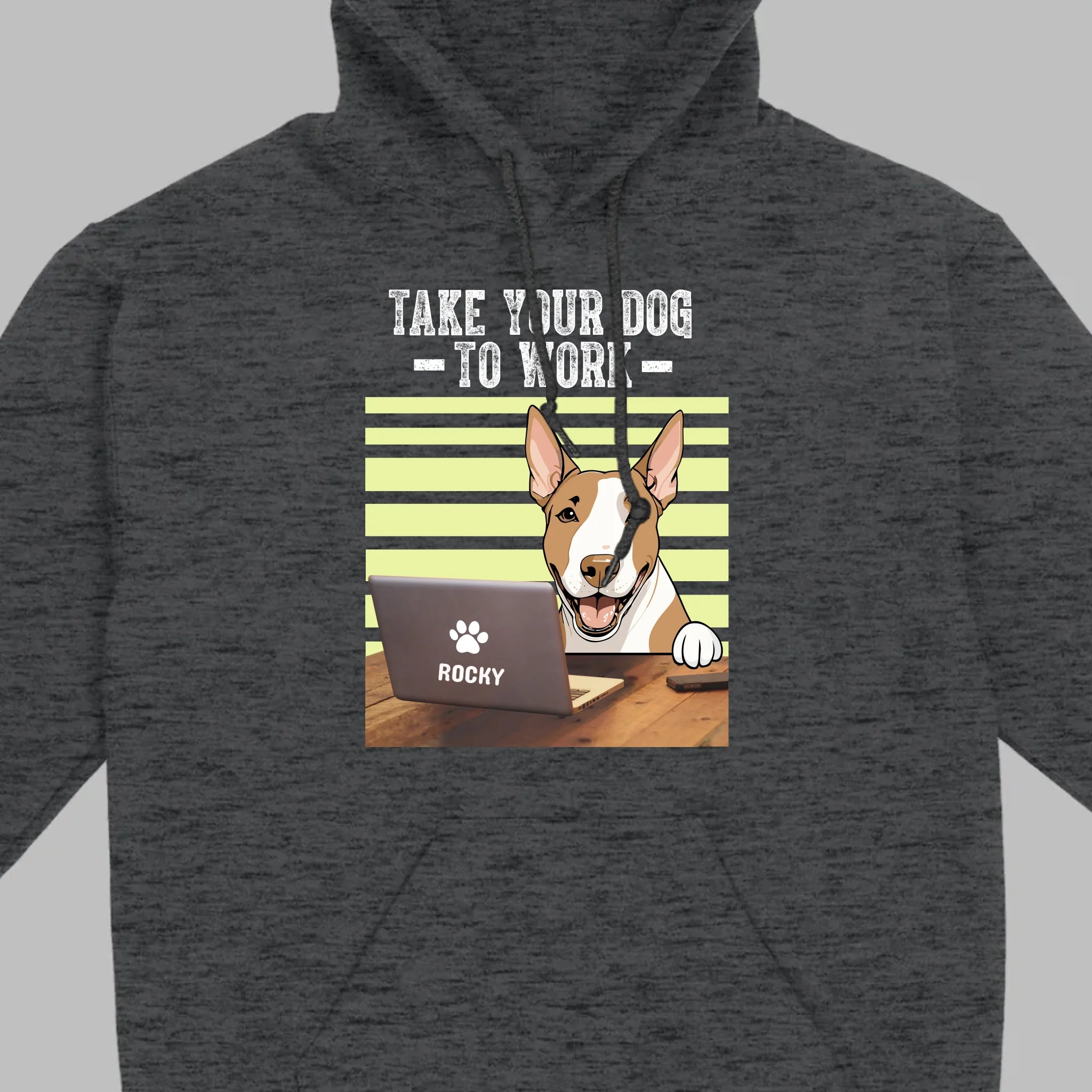 89Prints Custom Dog T-Shirt – 'Take Your Dogs to Work' Personalized Design