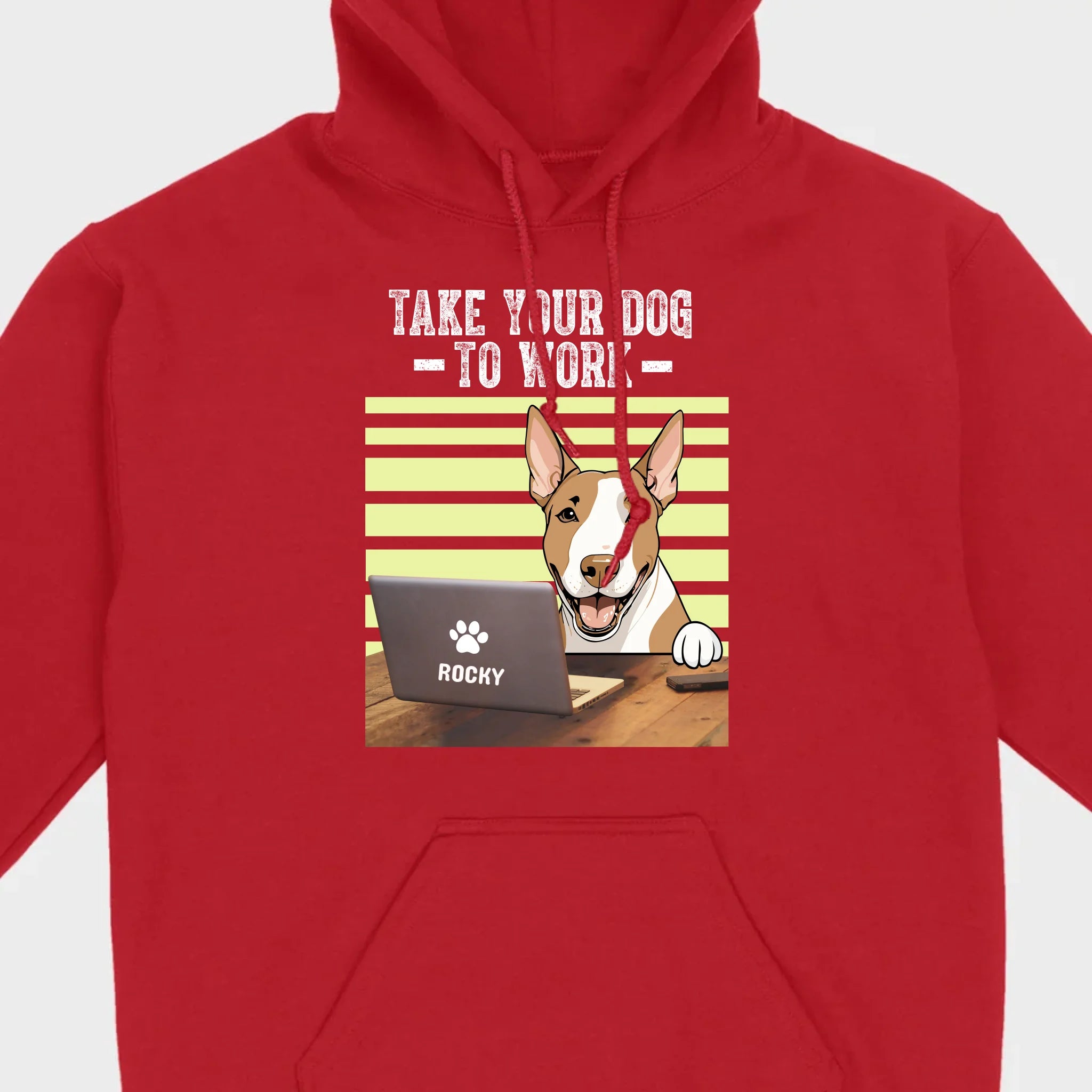 89Prints Custom Dog T-Shirt – 'Take Your Dogs to Work' Personalized Design