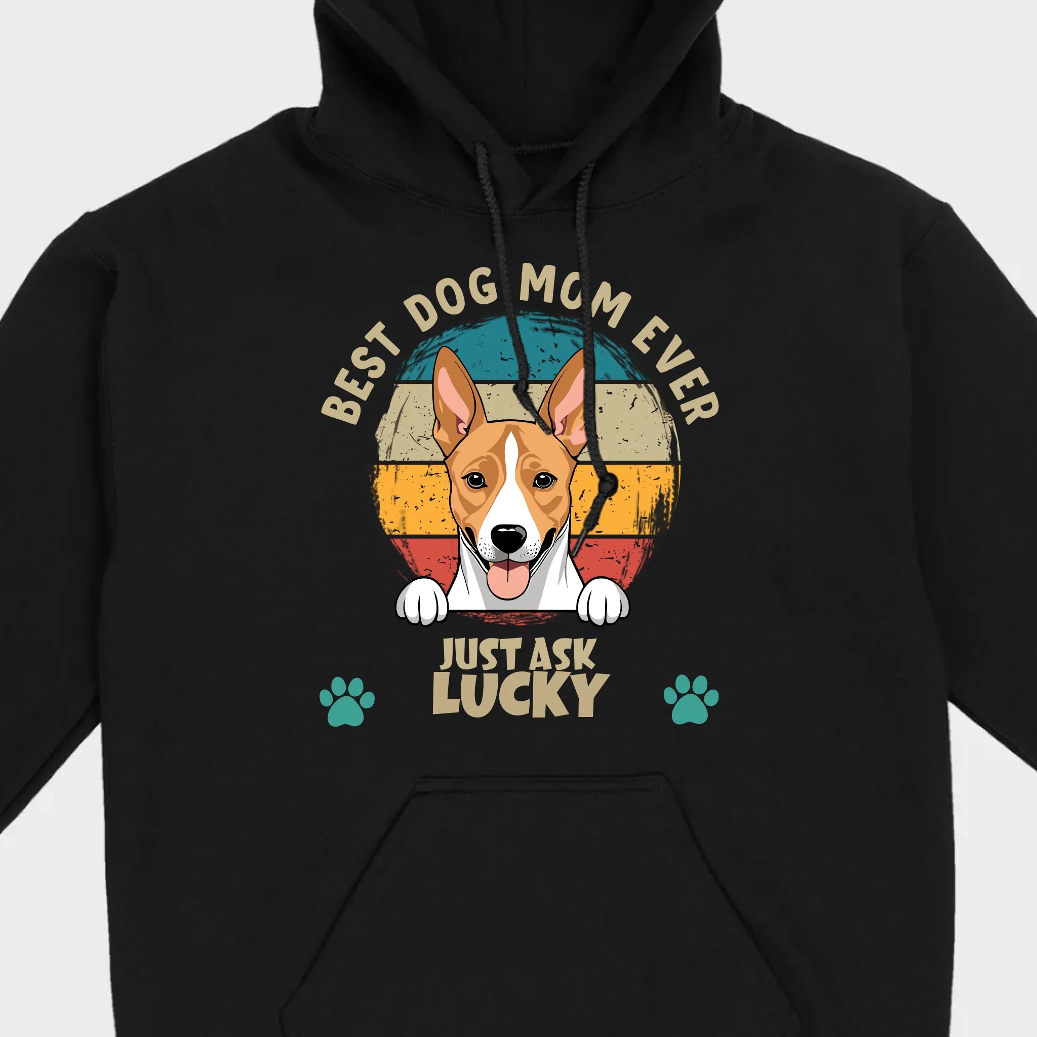 Best Dog Mom Ever T-Shirt by 89Prints – Customizable with Your Dog's Name