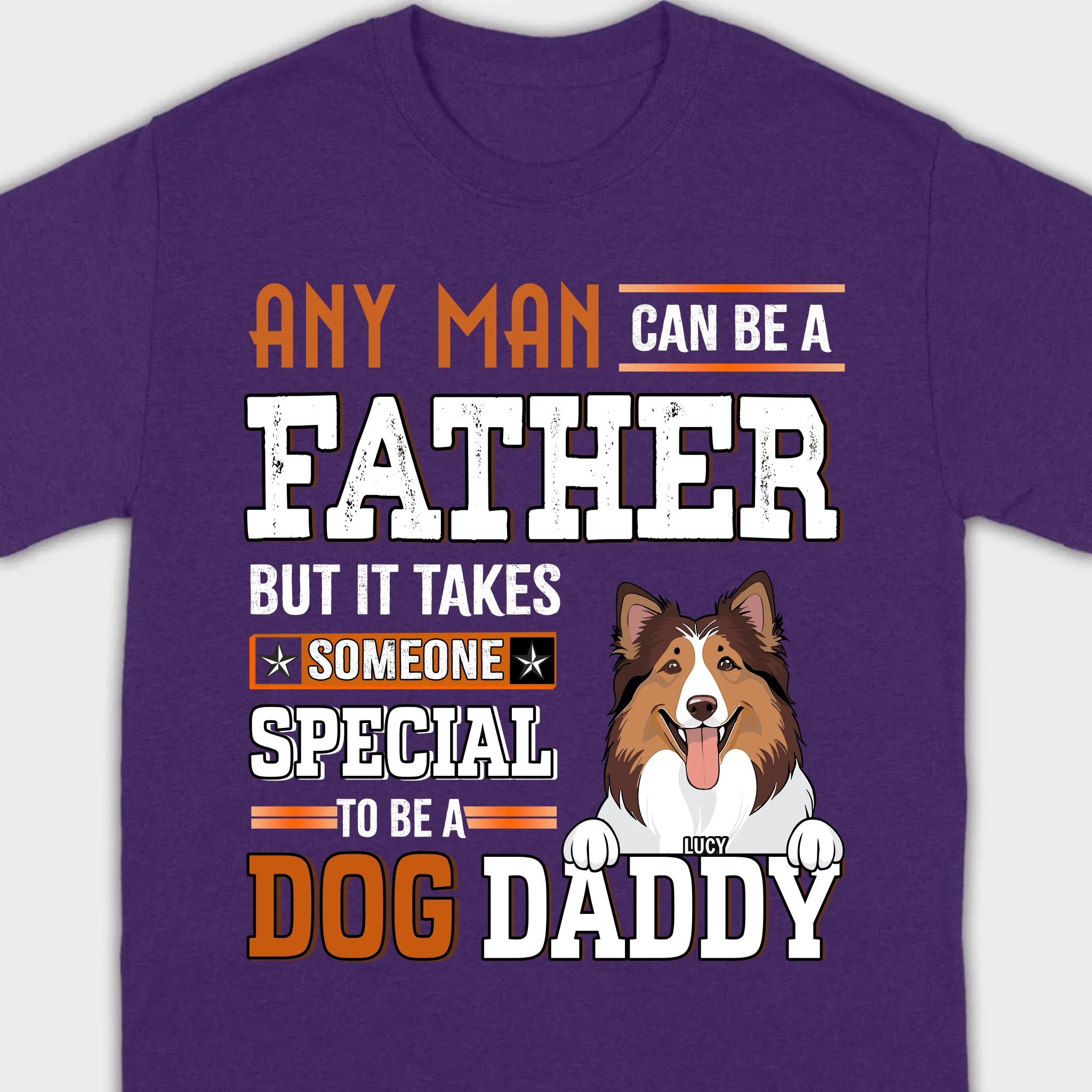 89Prints Custom Dog Daddy T-Shirt – Celebrate Being a Special Dog Dad