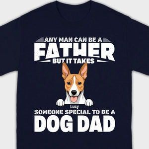 89Prints Custom T-Shirt - Celebrate the Special Bond Between Dog Dads and Pets