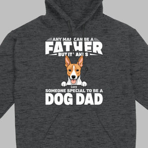 89Prints Custom T-Shirt - Celebrate the Special Bond Between Dog Dads and Pets