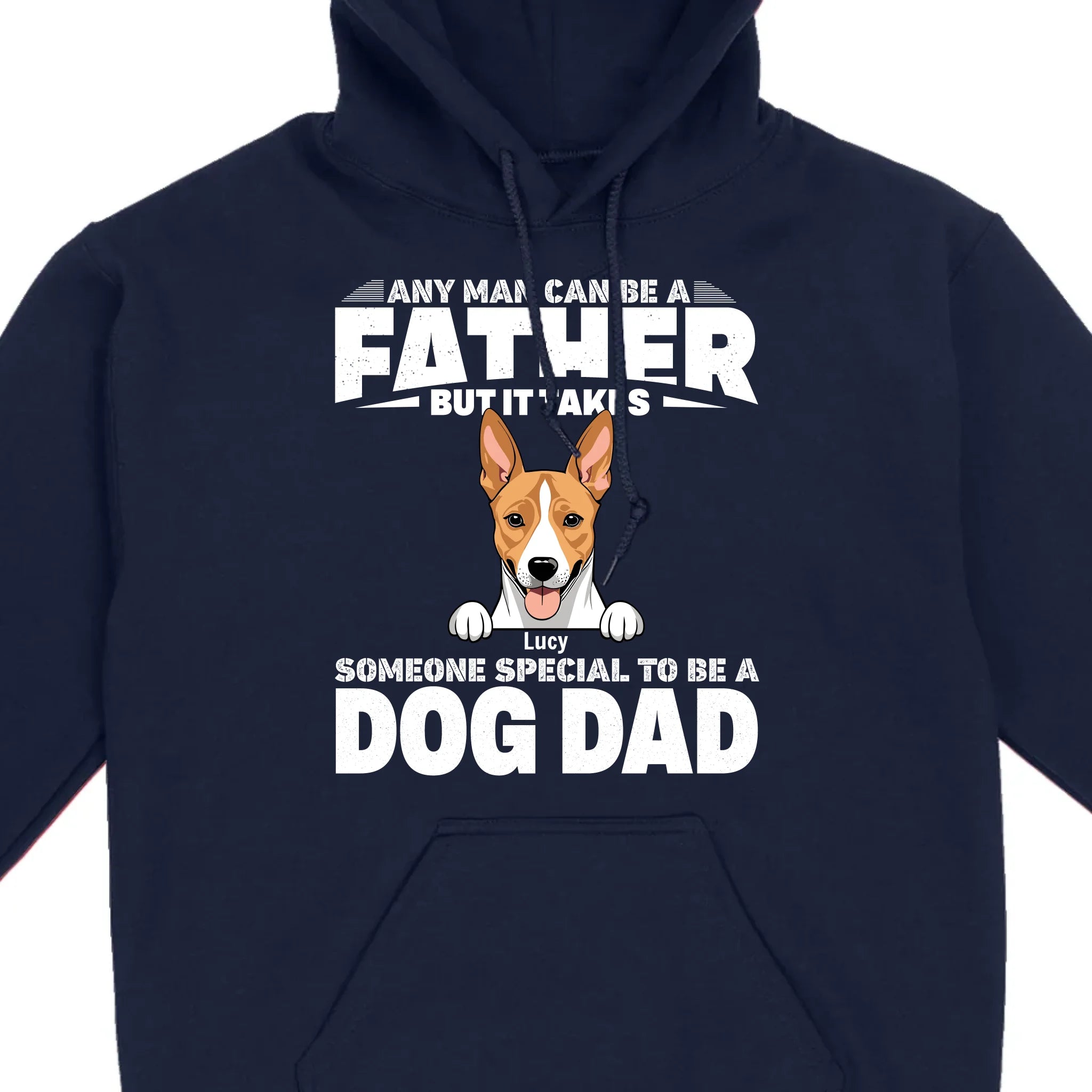 89Prints Custom T-Shirt - Celebrate the Special Bond Between Dog Dads and Pets