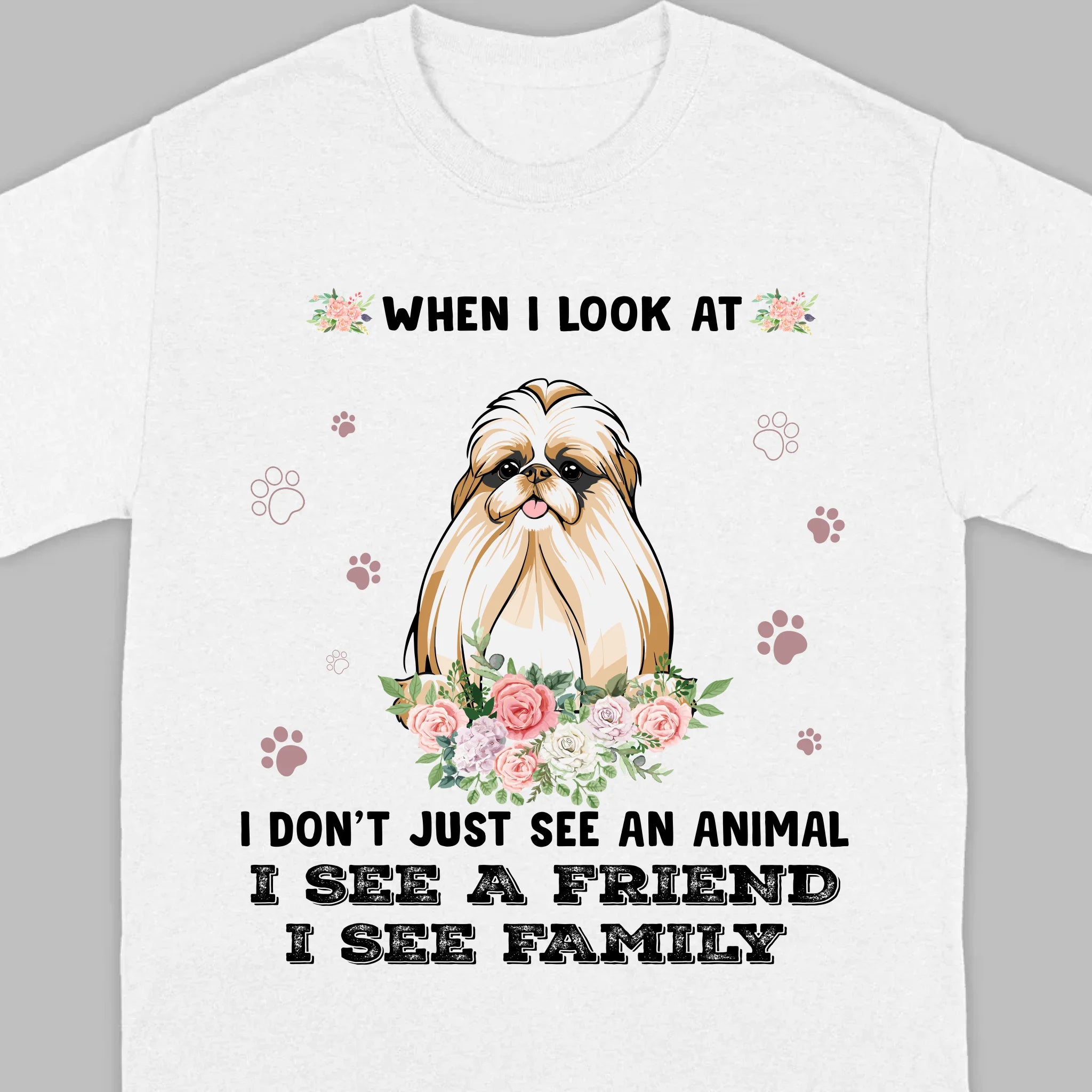89Prints Custom Dog T-Shirt - 'Maximus' My Best Friend & Family