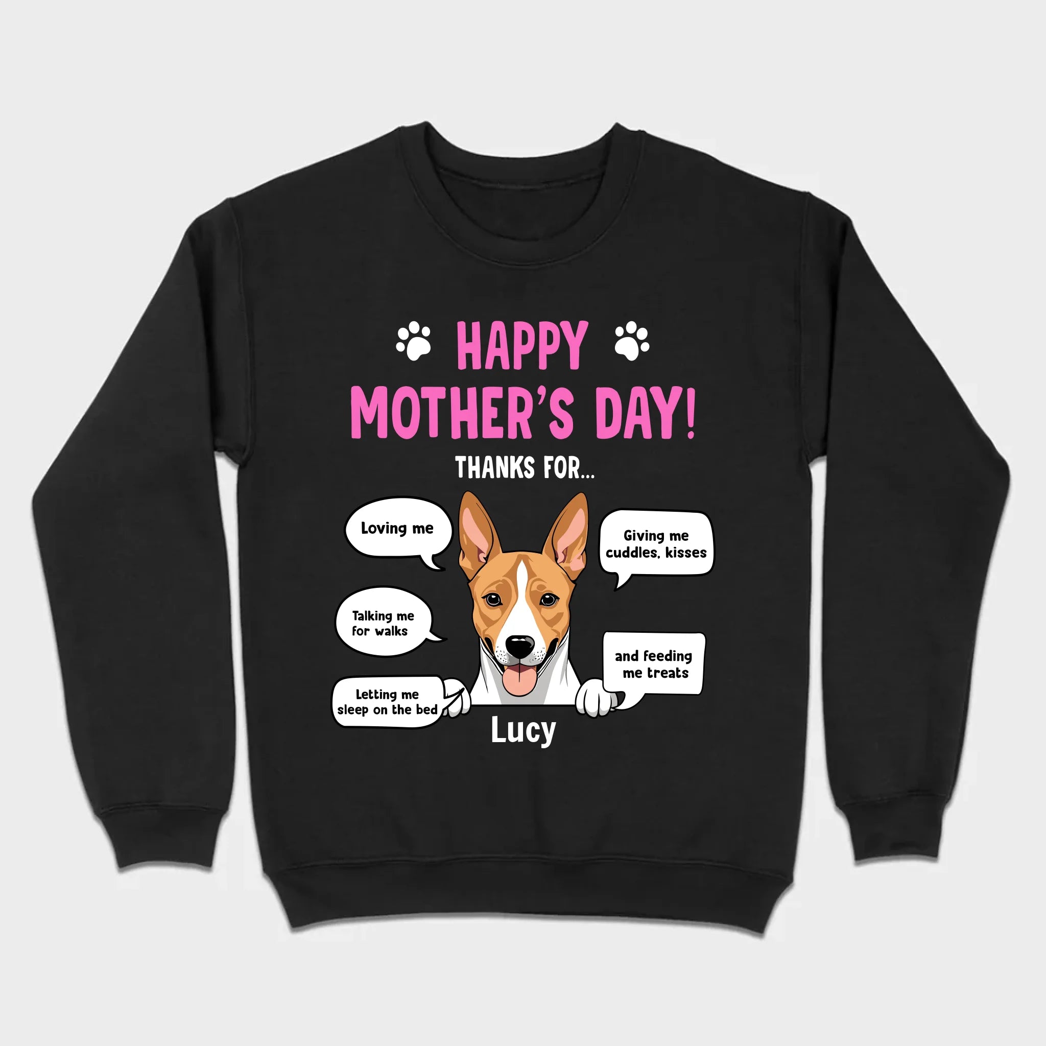 89Prints Custom Dog T-Shirt - Perfect Mother’s Day Gift from Your Pets!