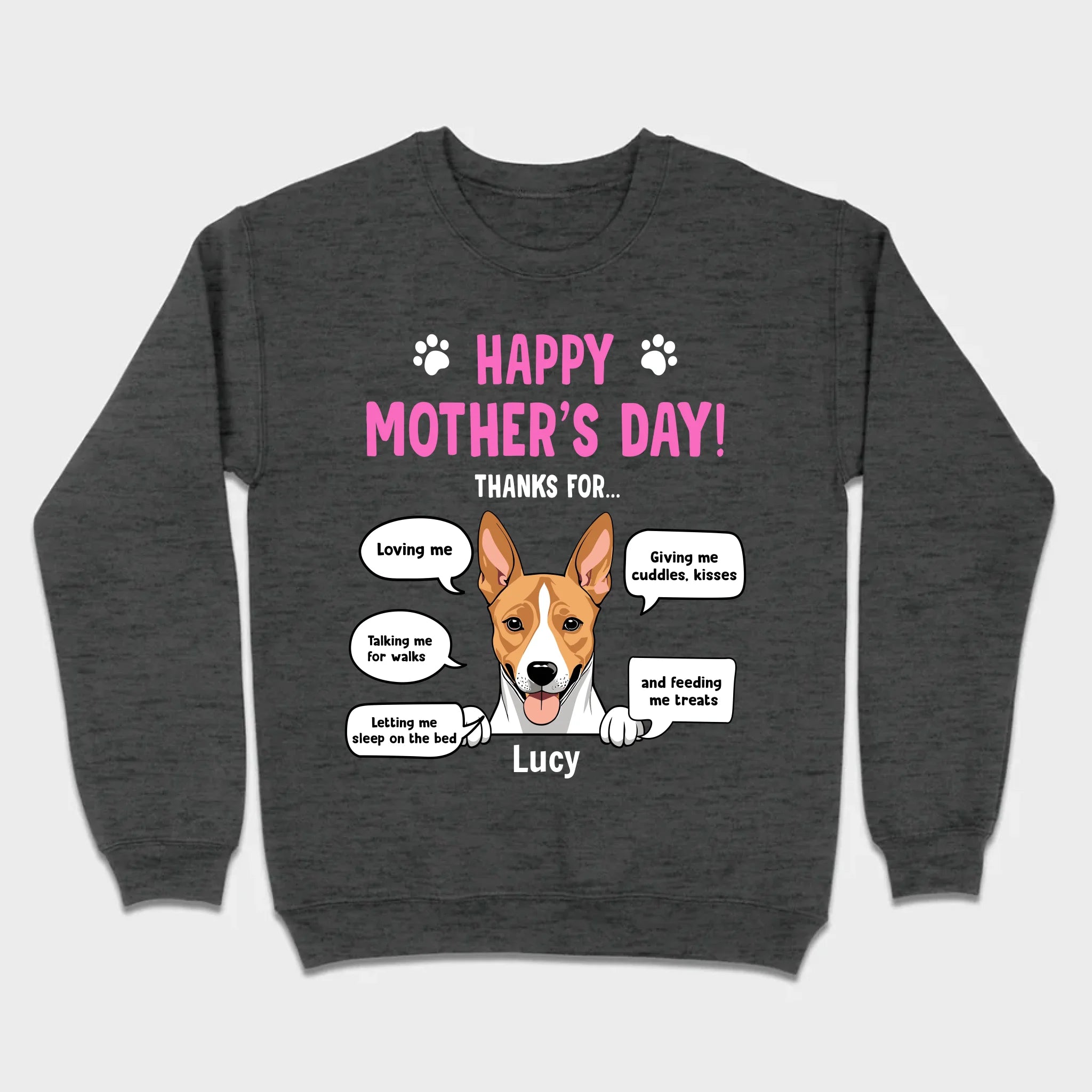 89Prints Custom Dog T-Shirt - Perfect Mother’s Day Gift from Your Pets!