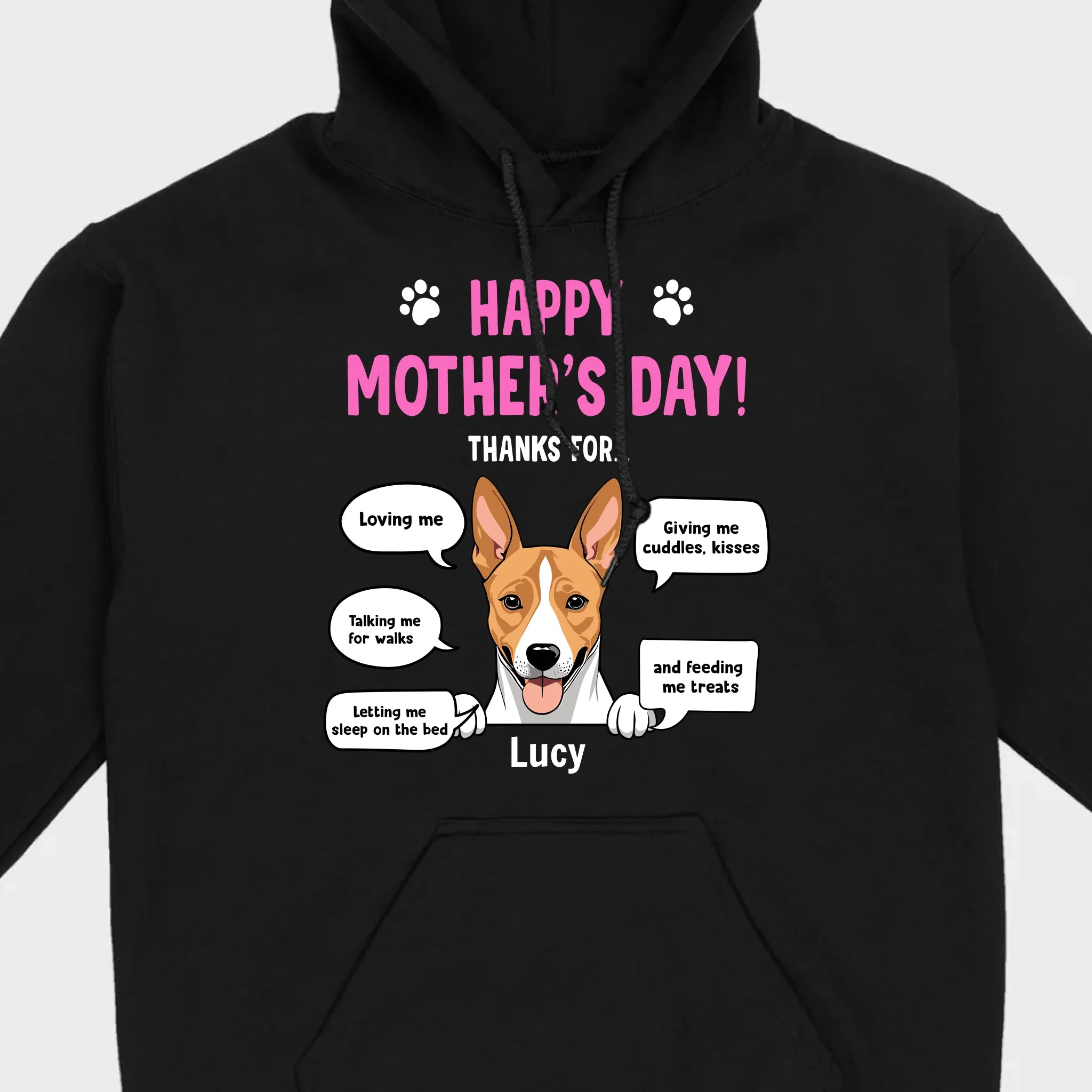 89Prints Custom Dog T-Shirt - Perfect Mother’s Day Gift from Your Pets!
