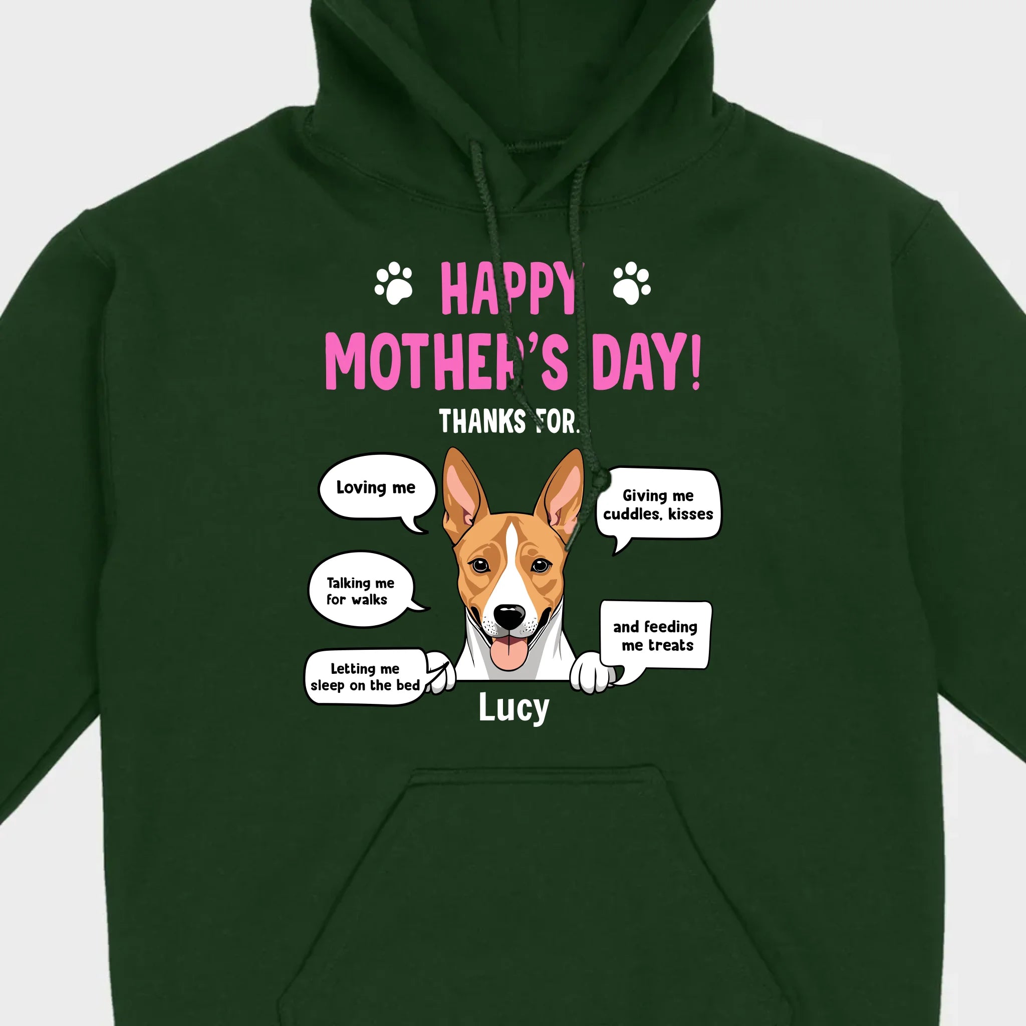 89Prints Custom Dog T-Shirt - Perfect Mother’s Day Gift from Your Pets!