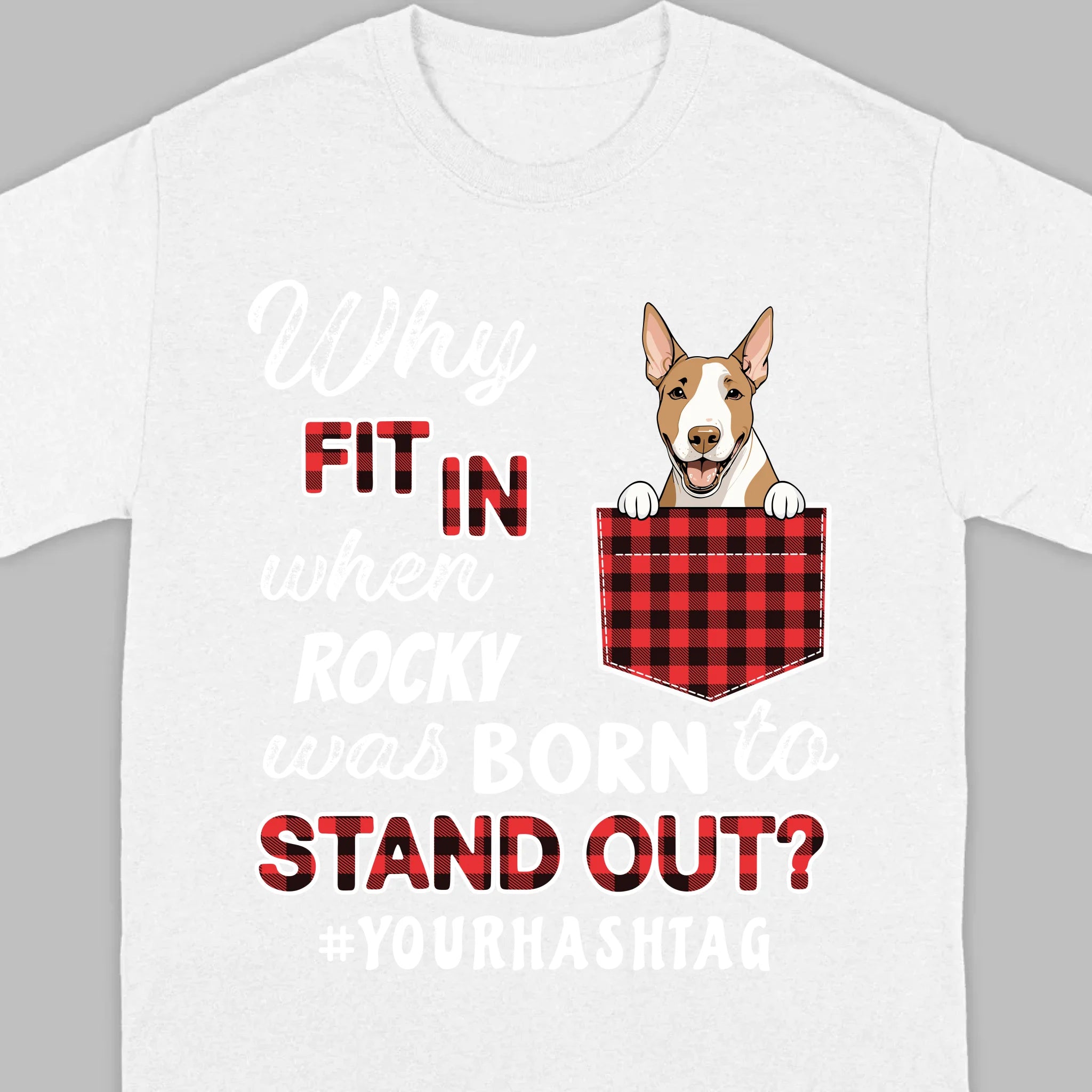 Personalized Dog T-Shirt by 89Prints – Celebrate Your Unique Pet with Custom Icon