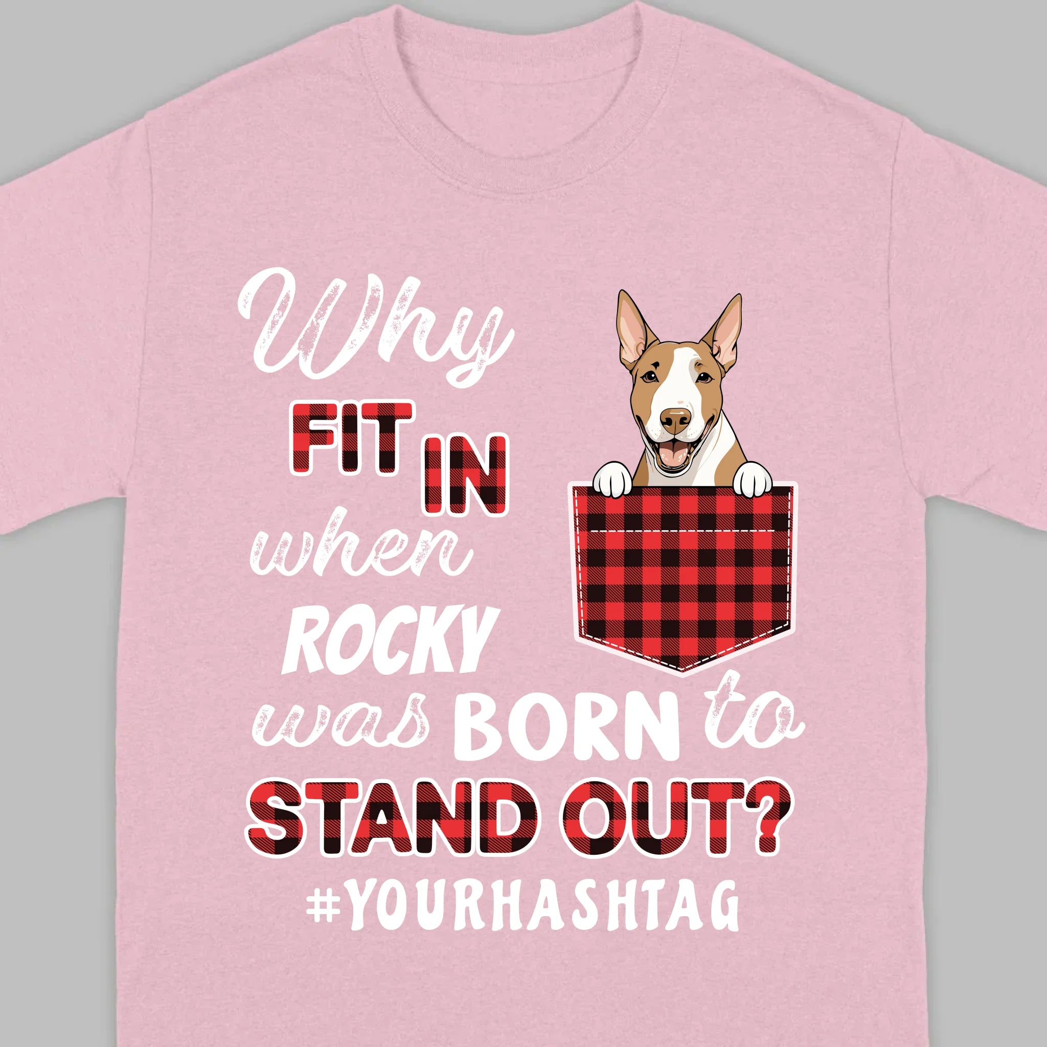 Personalized Dog T-Shirt by 89Prints – Celebrate Your Unique Pet with Custom Icon