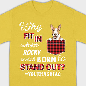 Personalized Dog T-Shirt by 89Prints – Celebrate Your Unique Pet with Custom Icon