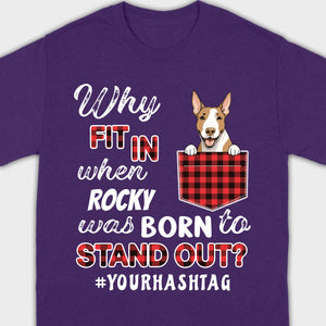 Personalized Dog T-Shirt by 89Prints – Celebrate Your Unique Pet with Custom Icon