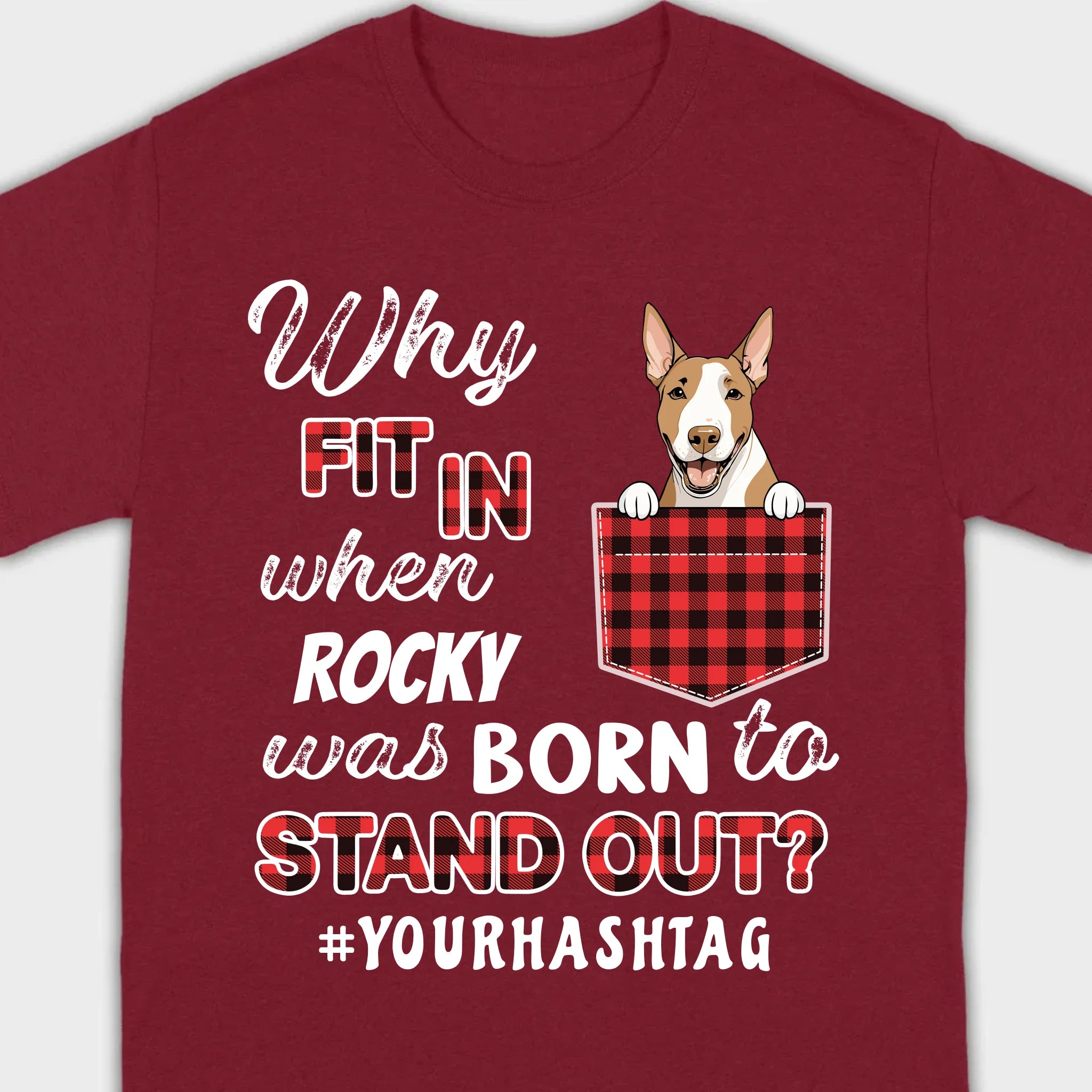 Personalized Dog T-Shirt by 89Prints – Celebrate Your Unique Pet with Custom Icon