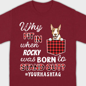 Personalized Dog T-Shirt by 89Prints – Celebrate Your Unique Pet with Custom Icon