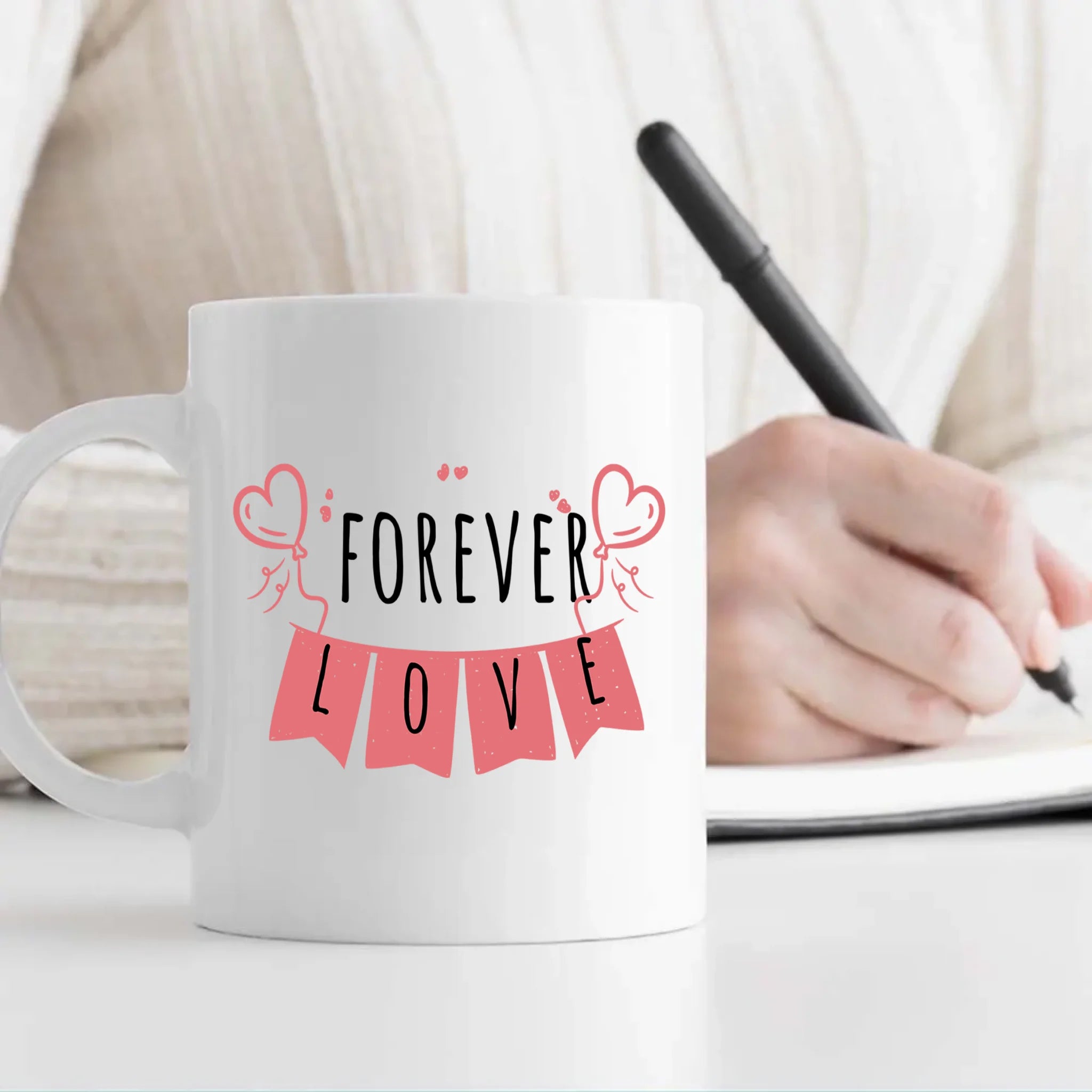 Hot Magic Mug with Forever Love Design A Personalized Gift Perfect for Couples