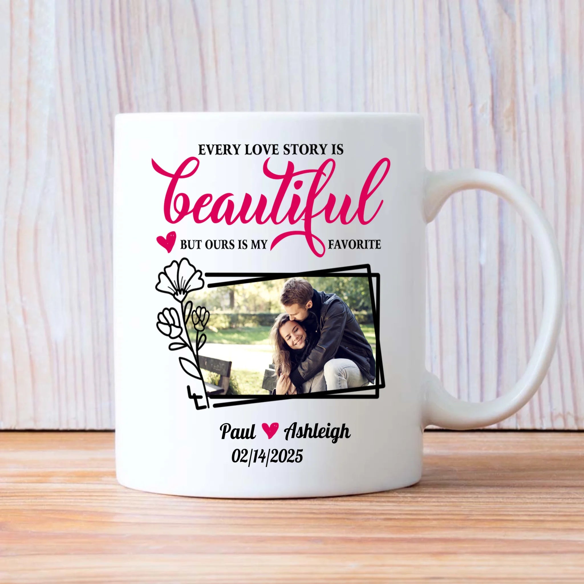 Hot Magic Mug with Forever Love Design A Personalized Gift Perfect for Couples
