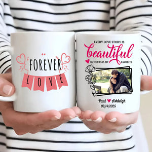 Hot Magic Mug with Forever Love Design A Personalized Gift Perfect for Couples