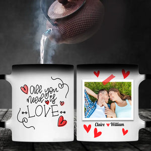 Romantic Gift for Couples Personalized Mug with Photo and Custom Design - 89Prints