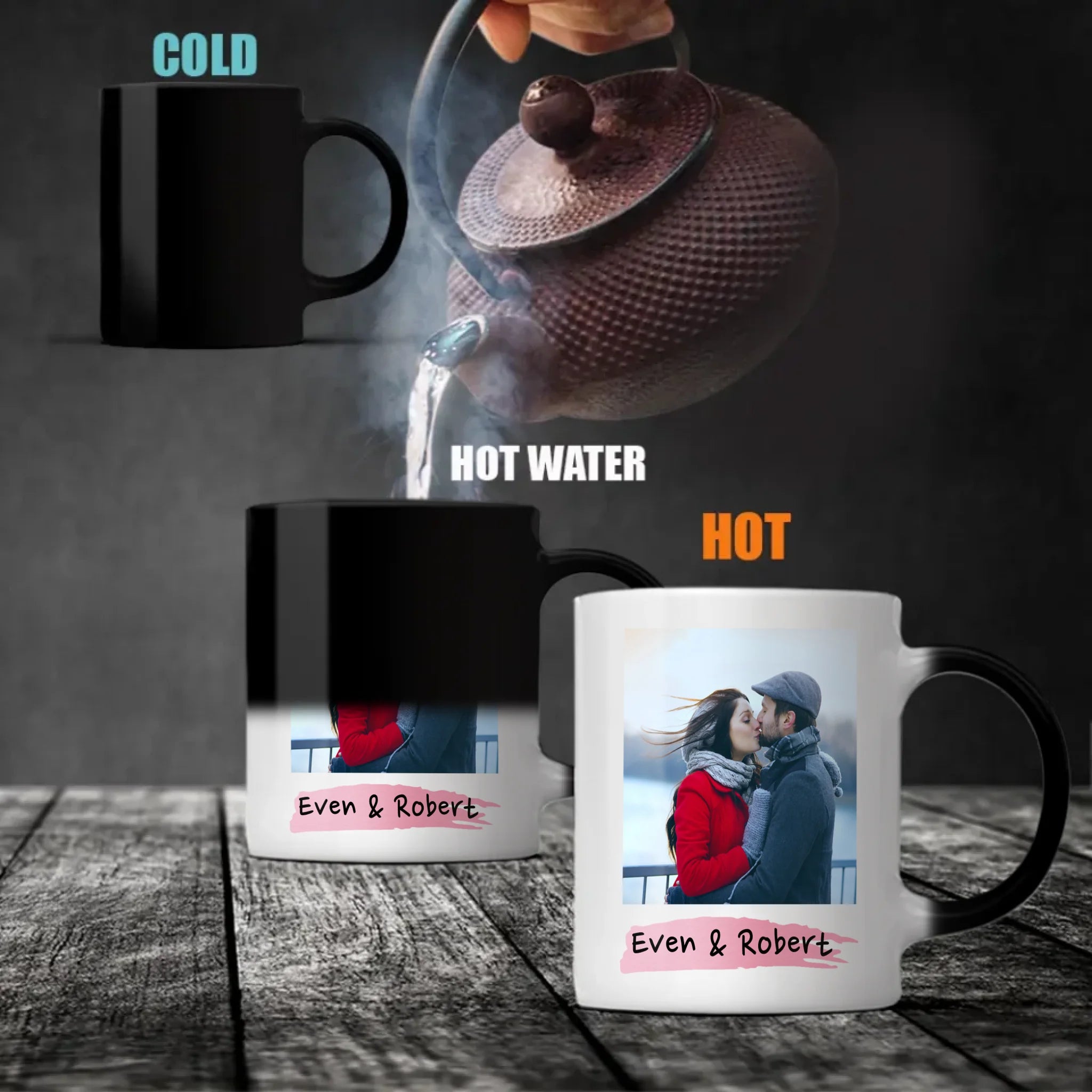 Personalized Valentine Accent Mug A Custom Photo Gift Perfect for Couples - 89Prints