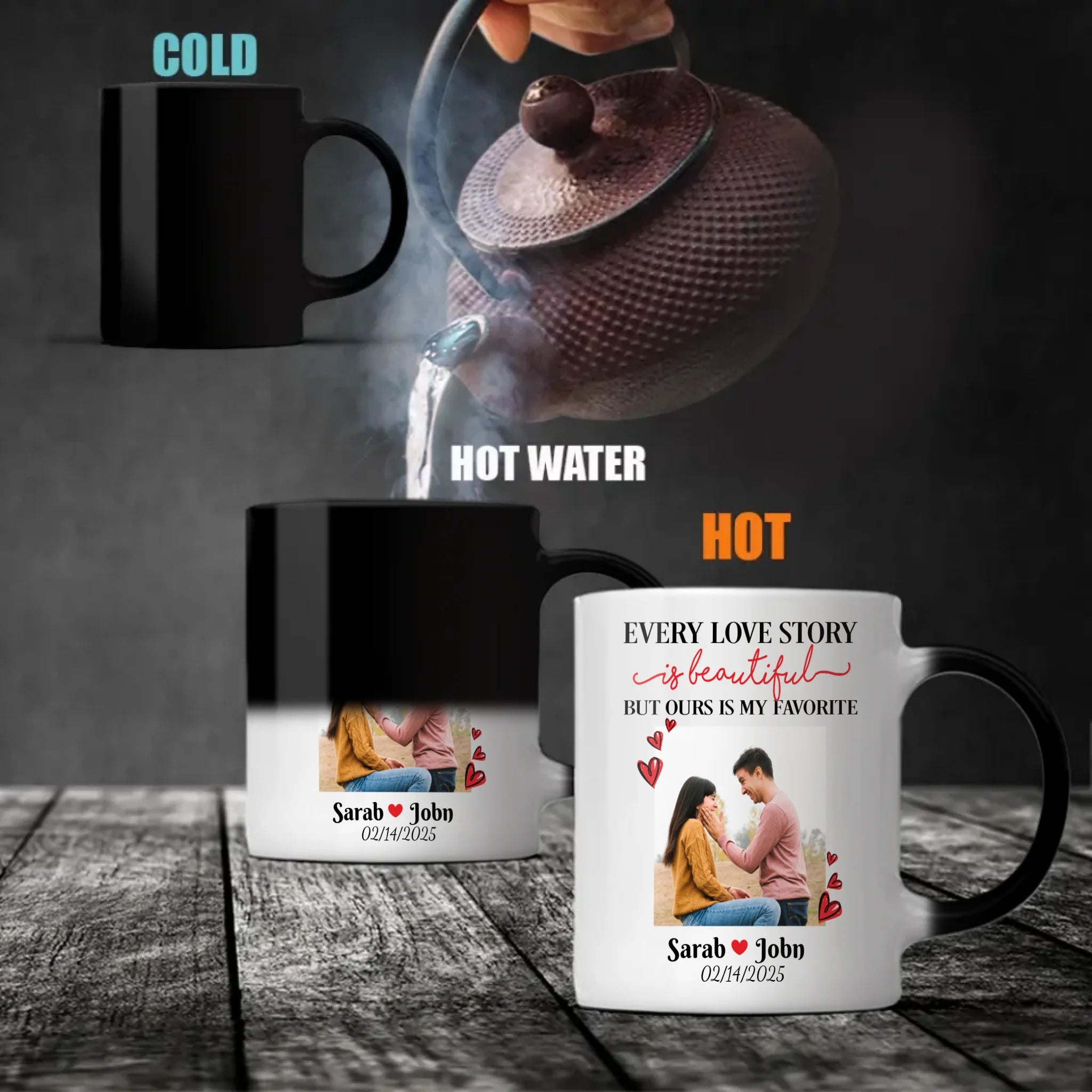 Photo Printed Couple Mug for Eternal Love – Cherish Your Unbreakable Bond - 89Prints