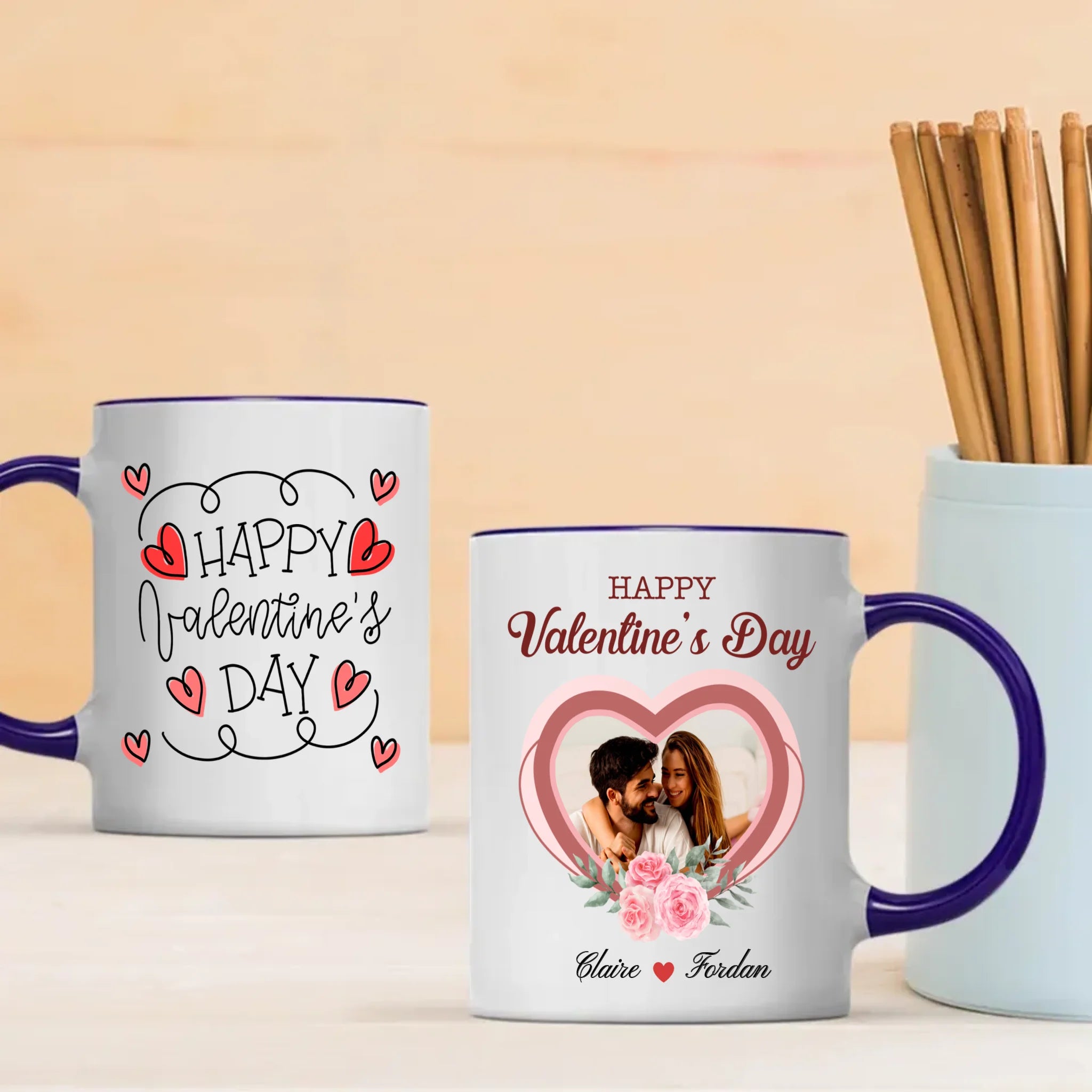 Valentines Day Custom Heat Activated Mug A Personalized Color Changing Gift for Loved Ones - 89Prints