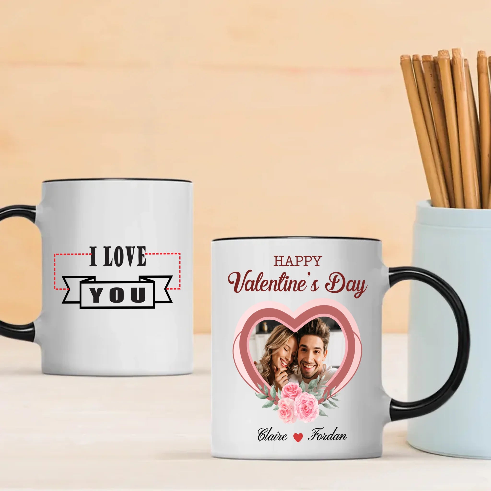 Magic Mug Couple – Personalized Mugs with Two Names for a Magical Gift - 89Prints