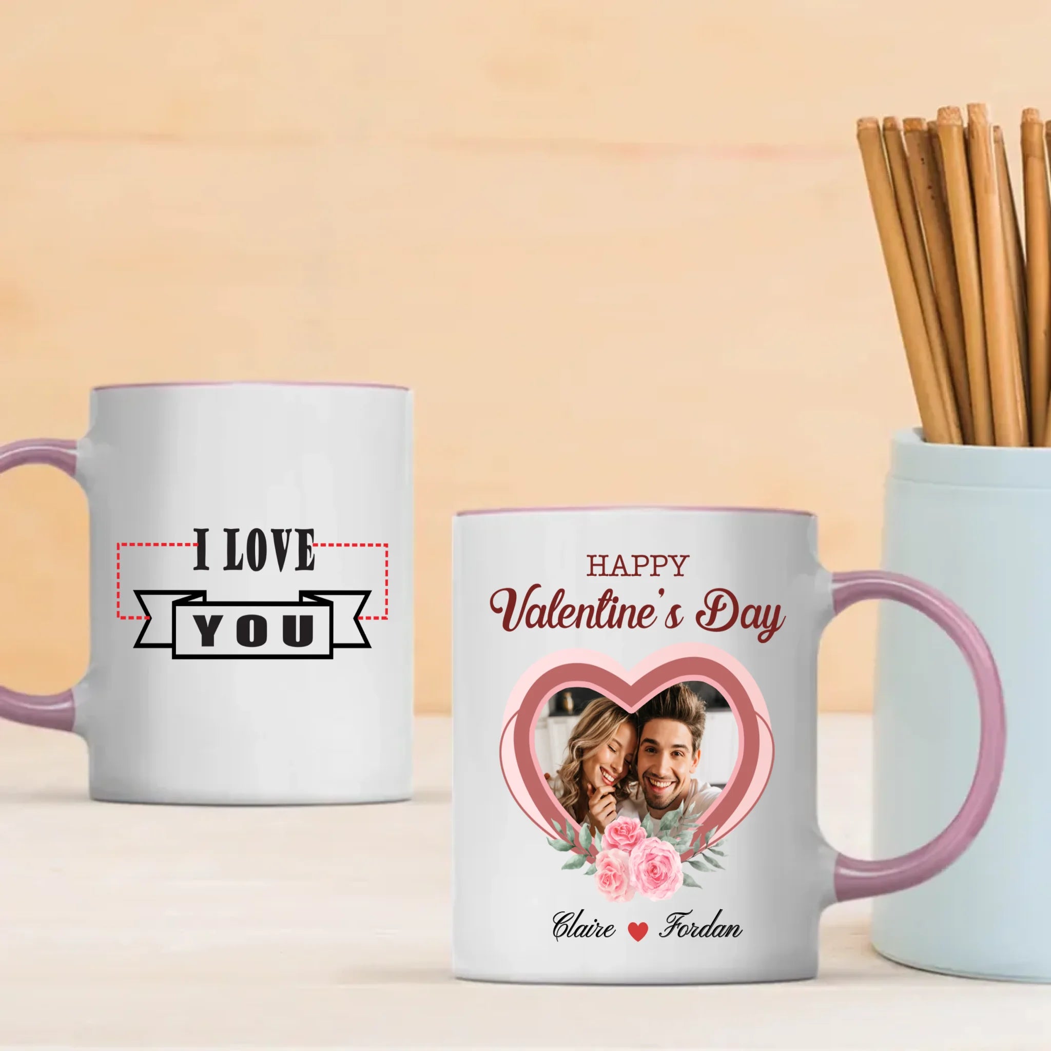 Magic Mug Couple – Personalized Mugs with Two Names for a Magical Gift - 89Prints